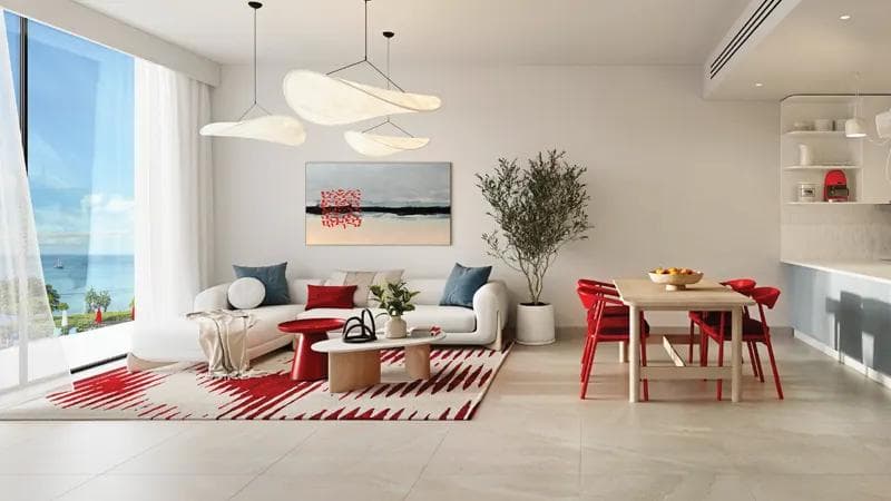 Interior at Rosso Bay in Marjan Island