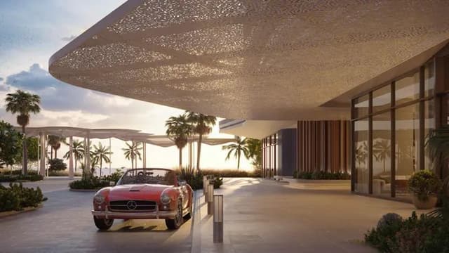 Front entrance at Rosso Bay