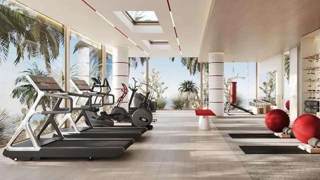 Living space at Rosso Bay by Aldar Properties