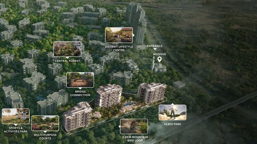 Interior at Ghaf Woods in Dubailand