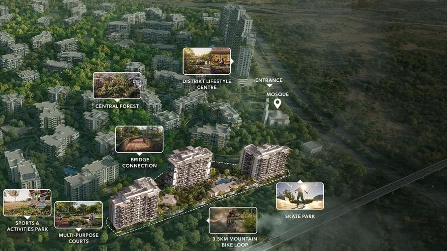 Interior at Ghaf Woods in Dubailand
