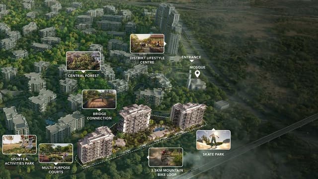 Interior at Ghaf Woods in Dubailand