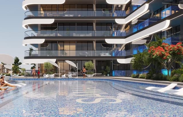 Building design at Samana Resorts in Dubai Production City