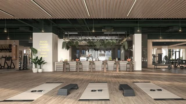 Gardenia Bay Room design in Yas Island
