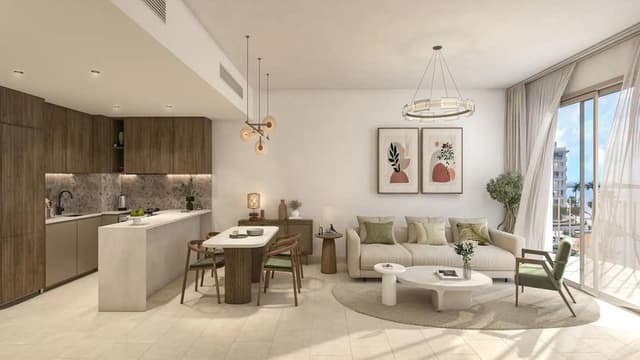 Room design at Gardenia Bay by Aldar Properties