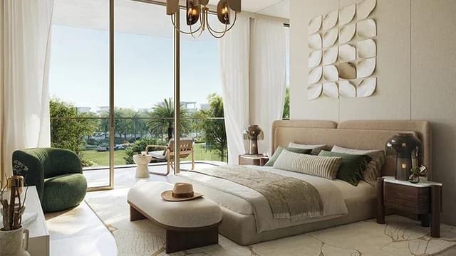 Living space at Farm Grove Villas by Emaar Properties