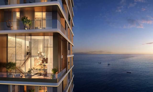 Building design at Orise Residences in Dubai Maritime City