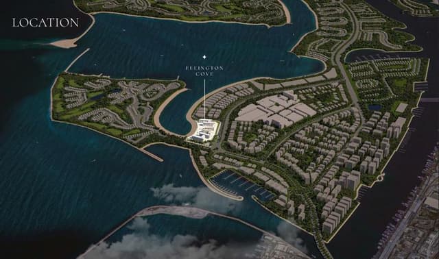 Dubai Island - Living space at Ellington Cove
