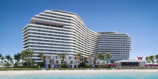 Room design at Nikki Beach Residences by Aldar Properties