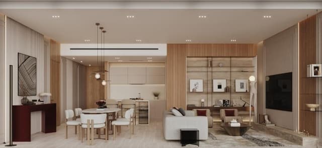 Interior at Ruby by Binghatti in JVC (Jumeirah Village Circle)