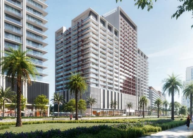 JVC (Jumeirah Village Circle) - Living space at Ruby by Binghatti