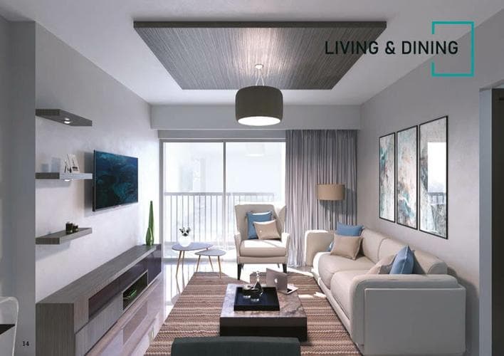 Dubailand - Living space at Time 3 - Residential Tower