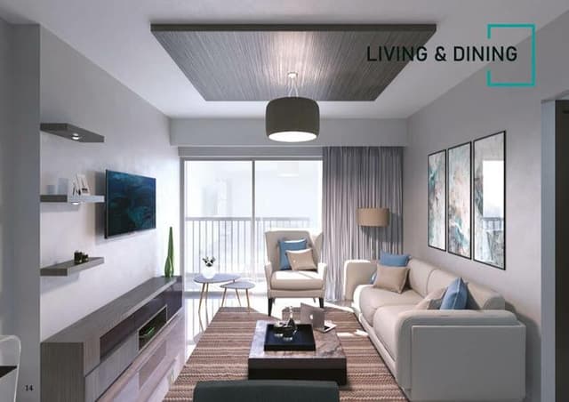 Dubailand - Living space at Time 3 - Residential Tower