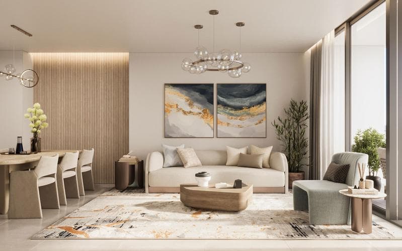 Living space at All Seasons Residence by Deca Properties