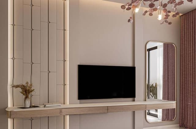 Living space at Amethyst by Siroya by Siroya Developers