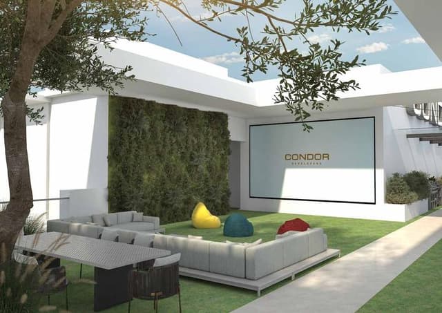 Building design at Condor Golf Links 18 in Dubai Sports City