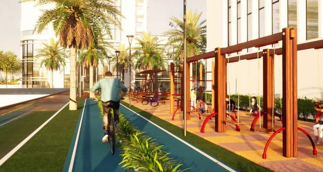 Living space at Cloud Towers by Tiger Group