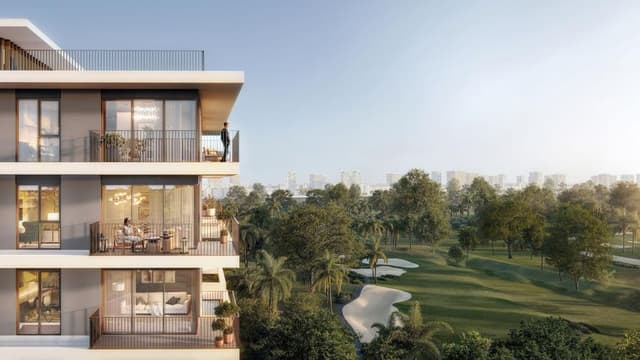 Building design at Golf Point in Emaar South
