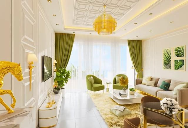 Room design at Aqua Flora by Vincitore Realty