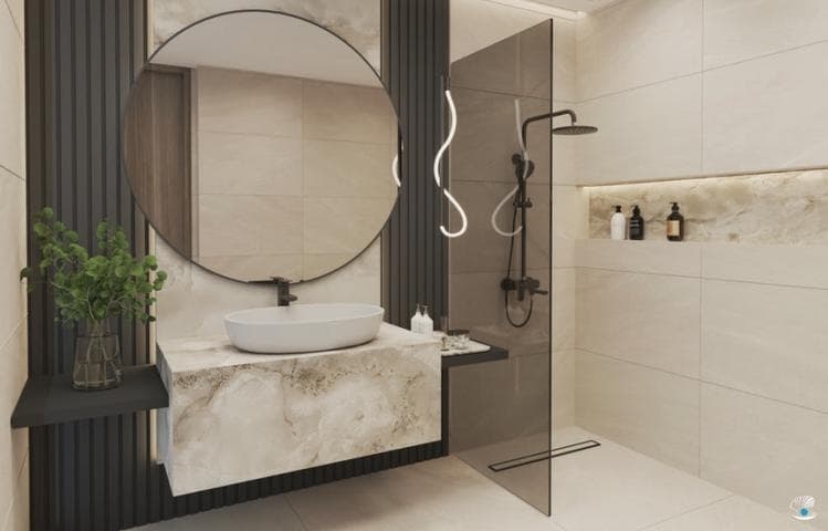Interior at Samana Ocean Pearl 2 in Dubai Island