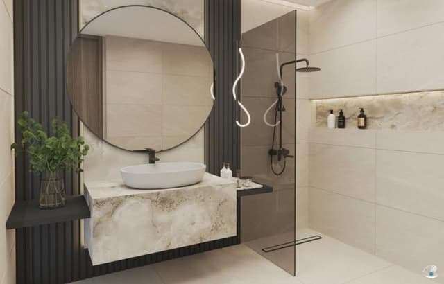 Interior at Samana Ocean Pearl 2 in Dubai Island