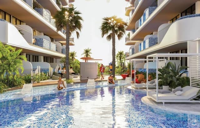 Building design at Samana Ocean Pearl 2 in Dubai Island