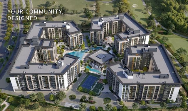 Dubailand - Living space at Belgravia Gardens