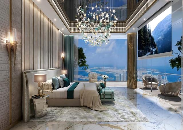 Building facade at Damac Bay 2 by Cavalli by DAMAC Properties in Dubai Harbour