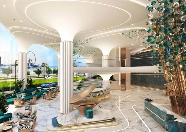Interior at Damac Bay 2 by Cavalli in Dubai Harbour