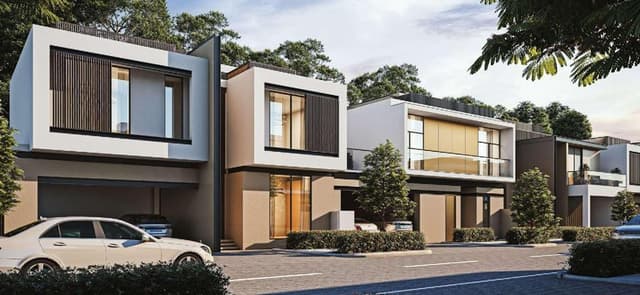 Dubailand - Living space at Sobha Elwood