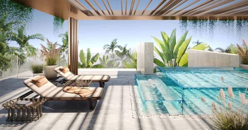Building facade at Mira Villas by Mira Development in Meydan