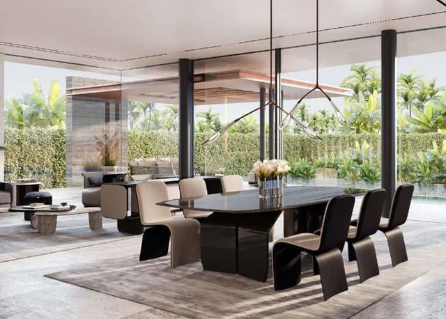 Living space at Mira Villas by Mira Development