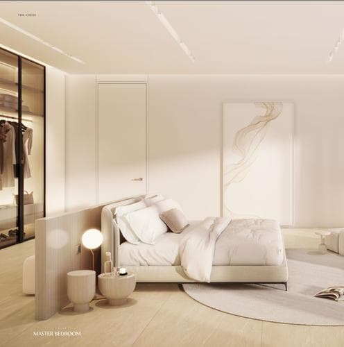 Building facade at The Chedi Private Residences by Devmark in Barsha Heights