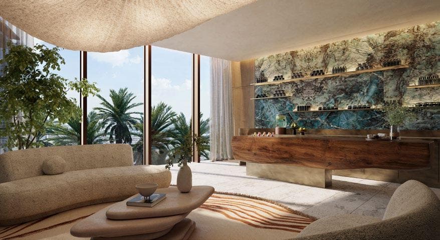 Dubai Marina - Living space at Six Senses Residences