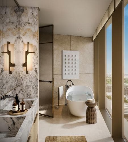 Living space at Six Senses Residences by Select Group
