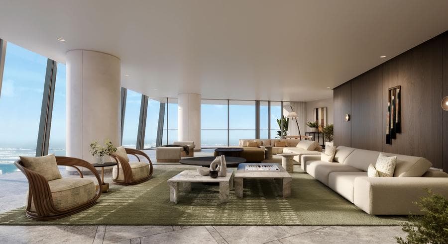 Six Senses Residences Building facade in Dubai Marina