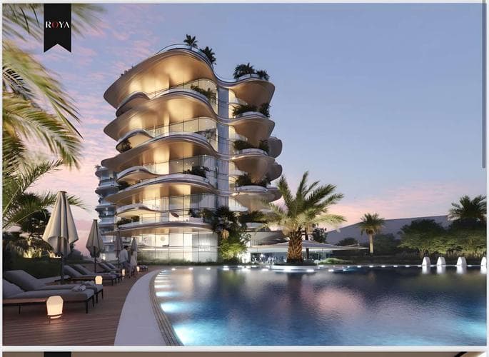 Front entrance at SLS Residences