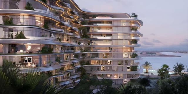 Palm Jumeirah - Living space at SLS Residences