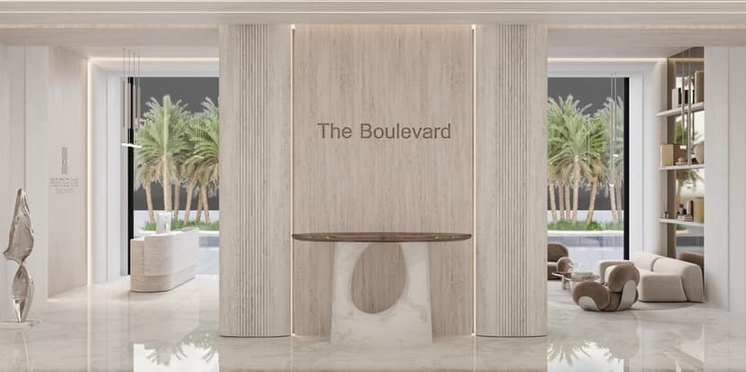 Interior at The Boulevard in Dubailand