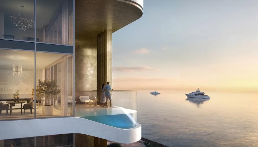 Building design at LIV Maritime in Dubai Maritime City