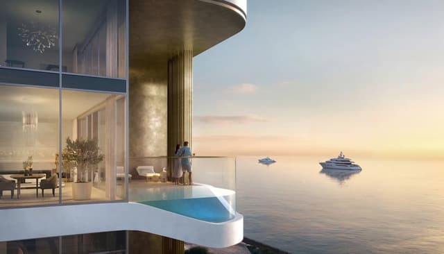 Building design at LIV Maritime in Dubai Maritime City