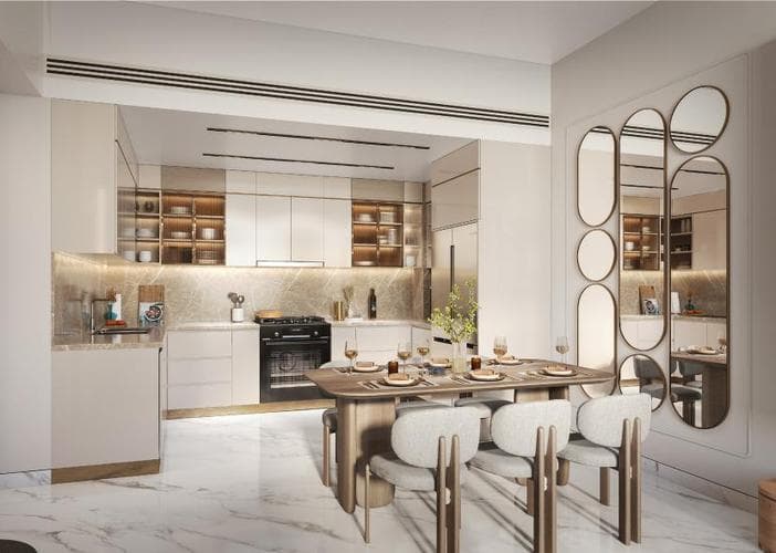 Interior at Vega Residence in Dubai Sports City
