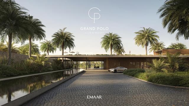 Room design at Grand Polo Club and Resort by Emaar Properties
