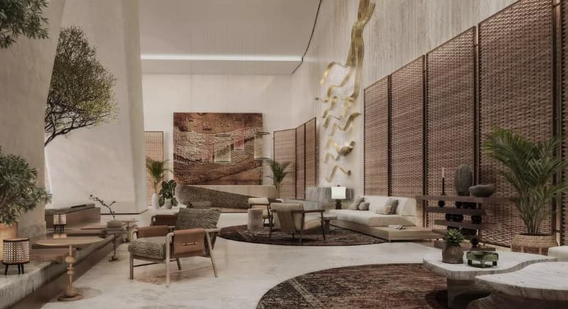 Building facade at Roma Residences by JRP Development in JVC (Jumeirah Village Circle)