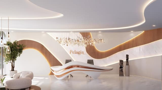 Indoor area at Pelagia by BNW in Marjan Island