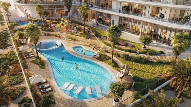 Building design at Pelagia in Marjan Island