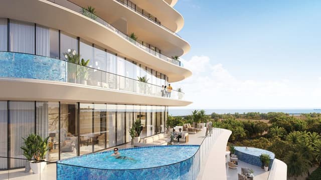 Living space at Pelagia by BNW