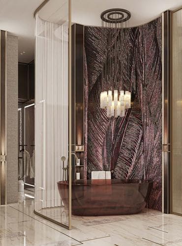Building facade at Burj Azizi by Azizi developments in Al Satwa