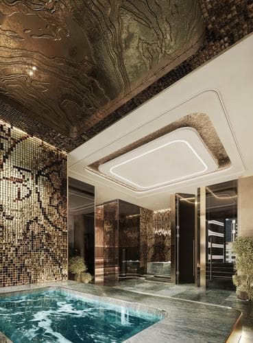 Interior at Burj Azizi by Azizi developments in Al Satwa