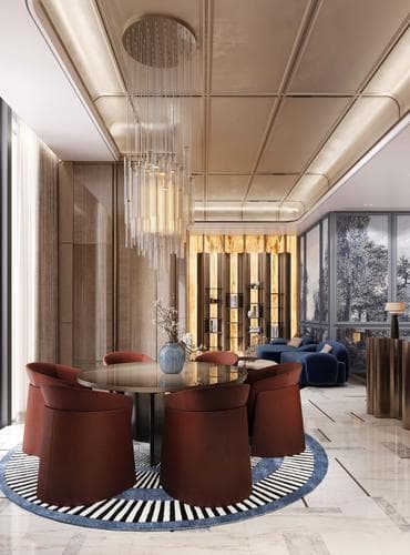 Room design at Burj Azizi by Azizi developments in Al Satwa